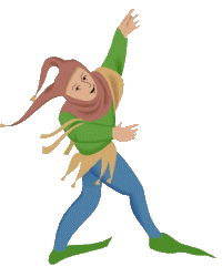 Bild eines Hofnarren